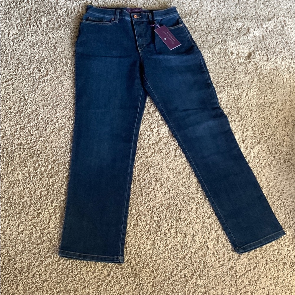 Gloria Vanderbilt Blue Straight Leg Jeans Timeless Design